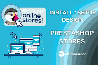 install, setup and design prestashop