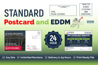design professional eddm postcard