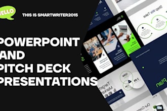 create urgent powerpoint, canva, google slides n pitch deck presentation designs