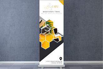 design professional print and web ready banner