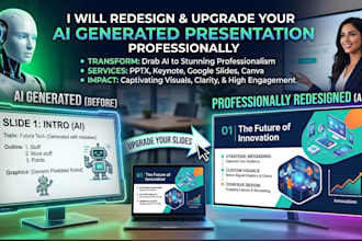 redesign and upgrade your ai generated presentation