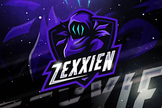 design esports, or team logo for streamers