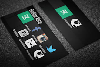 create a professional business card