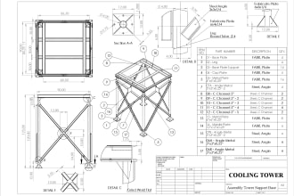 make 2d drawing for fabrication, manufacturer