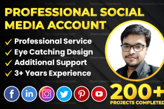 setup social media account and page