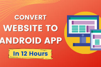 convert website to android app in 12 hours