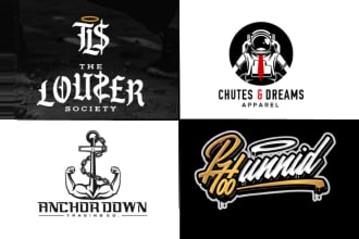 do urban streetwear clothing brand logo design