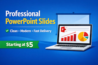 design modern powerpoint presentation ppt slides