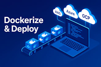 containerize and deploy your app on AWS, azure, and gcp and cicd pipeline