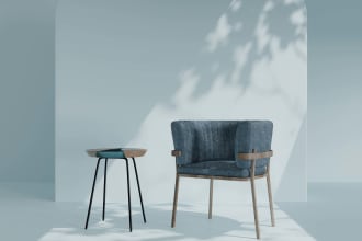 make 3d furniture design and create stunning renders
