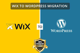 do wix to wordpress website conversion