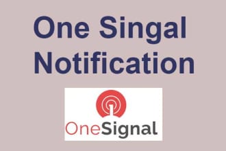 one signal notification in android