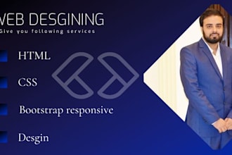design the responsive website with bootstrap