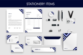 design business card and stationery items