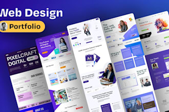 design modern figma website UI UX or landing page