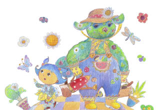 create a wonderful hand drawn childrens book illustrations