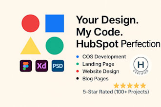 do PSD to hubspot design and development