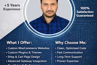 build, customize, or fix woocommerce website, plugin, or theme