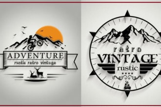 create an outdoor adventure logo design in 14 hours