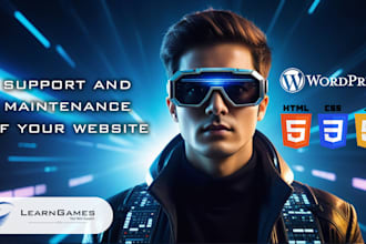 create, support and maintenance of your website