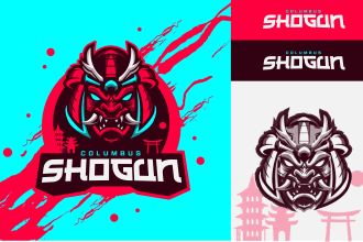 create logo for twitch, youtube, gaming, mascot, esports