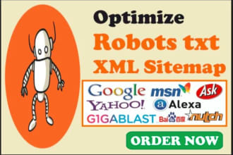 fix robots or sitemap to optimize SEO