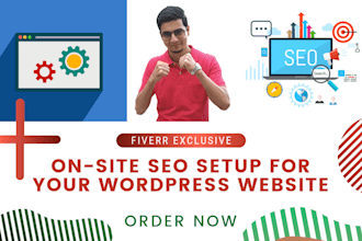 perform deep on site seo optimization for wordpress website