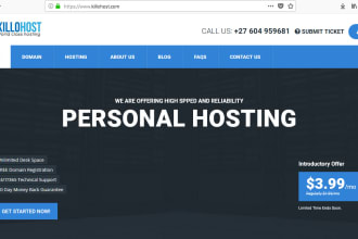 setup a web hosting company with a reseller account