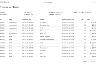 create a rml report in odoo v7,v8 and qweb report v9,v10,v11 tov13
