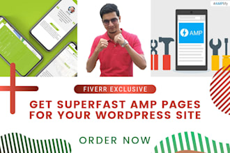 setup, convert google amp pages from wordpress website