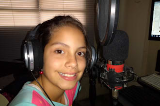 record kid girl voiceover in spanish