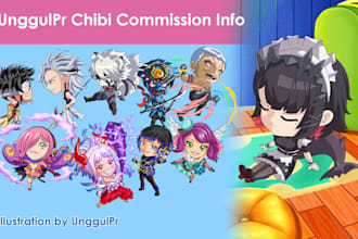 draw chibi character for you