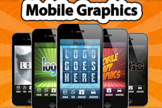 create Stylish Mobile Graphics for your Mobile App or Website