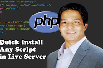 install PHP script any server