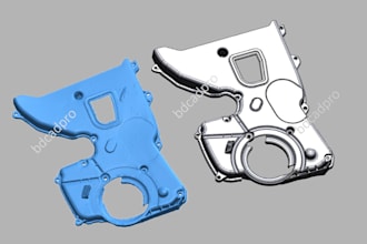 convert stl, obj and scanned to step, iges, dwg or any cad files