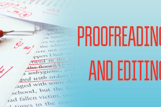proofread and improve any text in english