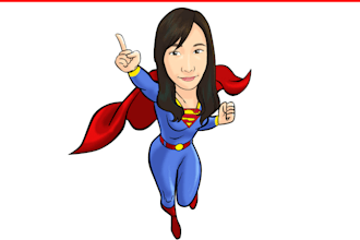 create your superman superwoman cartoon