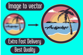 vector trace, redesign, edit, fix, vectorize, improve or enhance your logo