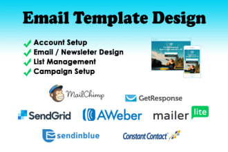 design editable email template and newsletter