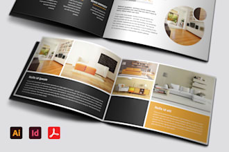 design amazing brochure, company profile, annual report or proposal