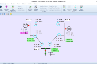 do load flow analysis using powerworld simulator