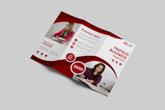 create awesome tri fold brochure for your business
