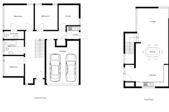 redraw floorplans sketches for realestate