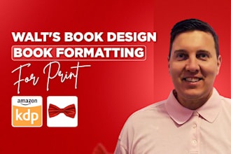 format your book for print layout for amazon KDP with style