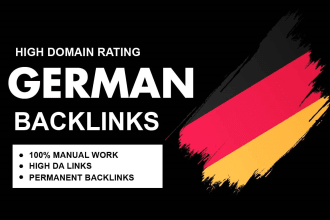 make 50 google ranking germany backlinks german seo link building de site