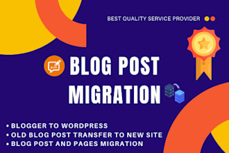 transfer your blogger post to wordpress site