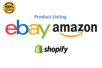 do ebay amazon shopfy import product listing upload