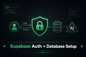 set up supabase auth and database for your nextjs app