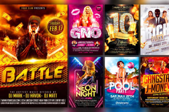 do dj, hip hop, concert, nightclub, music, club, band, party, event flyer