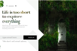 design attractive website sliders and headers